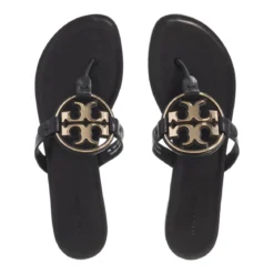 Tory Burch Metal Miller Perfect Black/Gold Sandalen