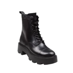 Tory Burch T Monogram Lug Ankle Boot 65Mm Perfect Black Stiefel