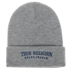 True Religion Beanie grau Hut
