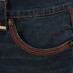 True Religion BILLY SUPER FLATLOCK FLP 34IN dunkel-blau Jeans