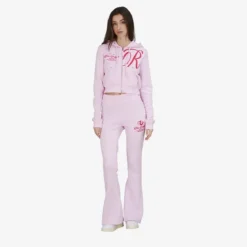 True Religion Flare Sweatpants rosa Jogginghose