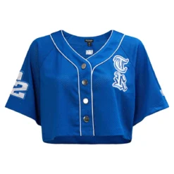 True Religion - Hemd/Bluse im Baseball-Stil- Lockere Passform- blau Bluse