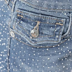 True Religion - Jeans-Shorts JOEY- Mit Klapptaschen- Allover Z hellblau Jeansshorts