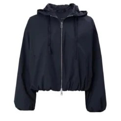 True Religion - Lange Ärmel- Oversize-Schnitt- Balloon-Ärmel- blau Übergangsjacke