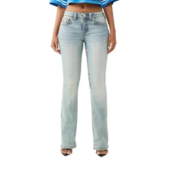 True Religion - Modell: Becca Bootcut- Ausgestellten Bein- Mid hellblau Jeans