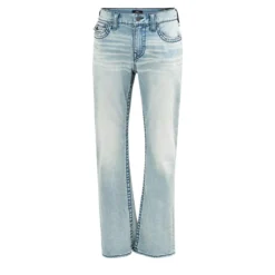 True Religion - Modell: Billy- Bootcut- Bequeme Passform- Mar hell-blau Jeans