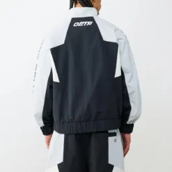 True Religion - Windbreakter Flair- Geometrisches Colorblocking schwarz Daunenjacke