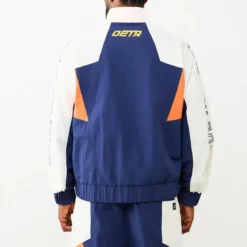 True Religion - Windbreakter Flair- Geometrisches Colorblocking dunkel-blau Daunenjacke
