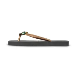 UZURII flip flop Flore Square Grande schwarz Flip Flops