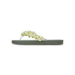 UZURII flip flop Tulum Bloom Yellow dunkel-grün Flip Flops