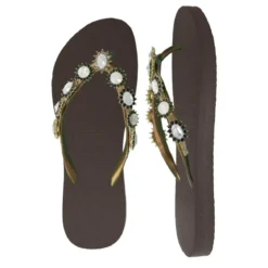 UZURII Pantoffeln Pantoffel Boo Boo mocca Flip Flops