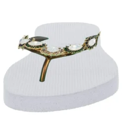 UZURII Pantoffeln Pantoffel Boo Boo weiss Flip Flops