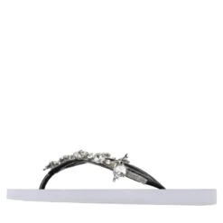 UZURII Zehentrenner Chrystal Dolphin weiss Flip Flops