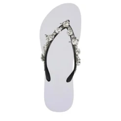 UZURII Zehentrenner Chrystal Dolphin weiss Flip Flops