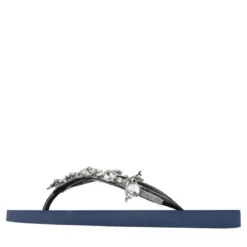 UZURII Zehentrenner Chrystal Dolphin marineblau Flip Flops