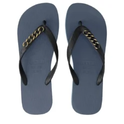 UZURII Zehentrenner Gold Small marineblau Flip Flops