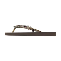 UZURII Zehentrenner Heart Bronze mocca Flip Flops