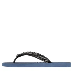 UZURII Zehentrenner Silver Large marine Flip Flops