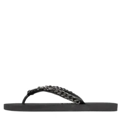UZURII Zehentrenner Silver Large schwarz Flip Flops
