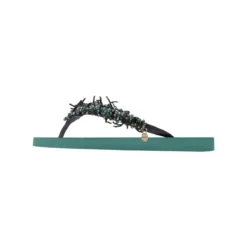 UZURII Zehentrenner Silver Macrame Switch natur Flip Flops