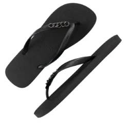 UZURII Zehentrenner Silver Small schwarz Flip Flops