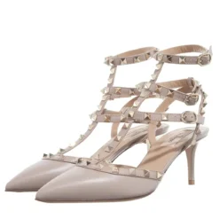 Valentino Garavani Ankle Strap Poudre Pumps