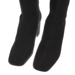 Valentino Garavani Boots Leather Black Overknee-Boots