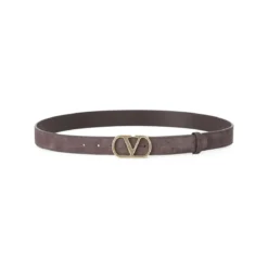 Valentino Garavani Gürtel aus Veloursleder braun Gürtel
