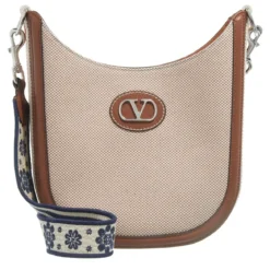 Valentino Garavani Medium Hobo Antibes Tobacco Hobo Bag