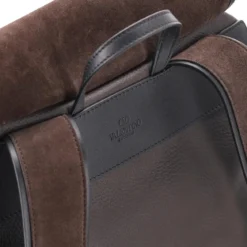Valentino Garavani Rucksack aus Veloursleder braun Rucksack