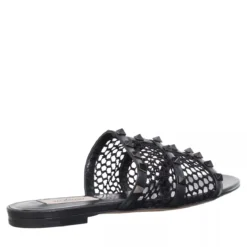 Valentino Garavani Sandal Rockstud Nero Slides