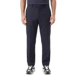 Valentino Garavani Slim-Fit Hose aus Schurwolle dunkelblau Stoffhose