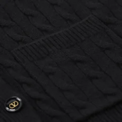 Valentino Garavani Strickjacke aus Kaschmir schwarz Strickjacke
