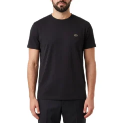 Valentino Garavani T-Shirt aus Baumwolle dunkelblau T-Shirt