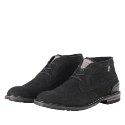 Van Bommel Boots Crepi Schwarz Schnürschuhe