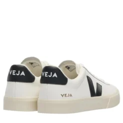 Veja Campo Leather Extra White Black Low-Top-Sneaker
