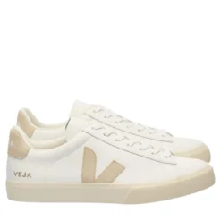 Veja Campo Leather Extra White Almond Low-Top-Sneaker