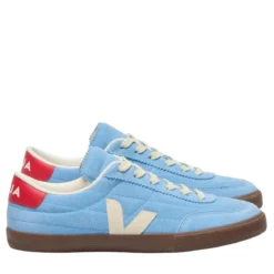 Veja Panenka Suede Aqua Pierre Bark Low-Top-Sneaker
