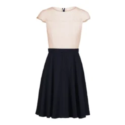 Vera Mont Cocktailkleid mit Spitze Dunkelblau Cocktailkleid
