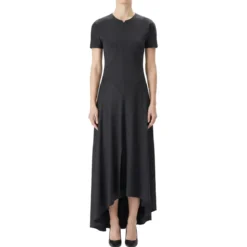 Victoria Beckham Elastisches Midikleid schwarz Midikleid