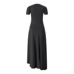 Victoria Beckham Elastisches Midikleid schwarz Midikleid