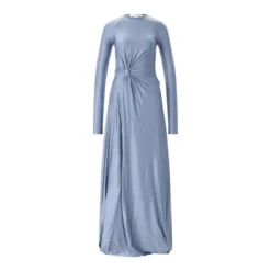Victoria Beckham Elegantes Maxikleid blau Maxikleid