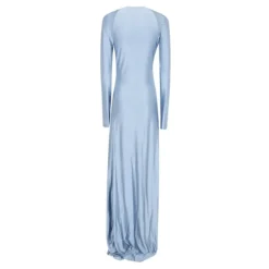 Victoria Beckham Elegantes Maxikleid blau Maxikleid
