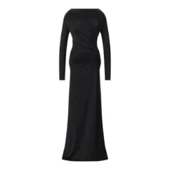 Victoria Beckham Figurbetontes Maxikleid Schwarz Maxikleid