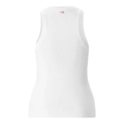 Victoria Beckham Geripptes Top weiß Top
