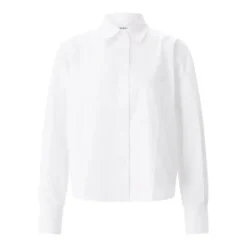 Victoria Beckham Hemdbluse aus Baumwolle weiß Bluse