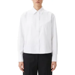 Victoria Beckham Hemdbluse aus Baumwolle weiß Bluse