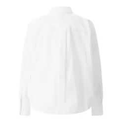 Victoria Beckham Hemdbluse aus Baumwolle weiß Bluse