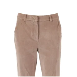 WEEKEND Max Mara Hose Marruca aus Cordsamt Braun Hose