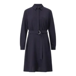 WEEKEND Max Mara Kleid Brest Dunkelblau Midikleid